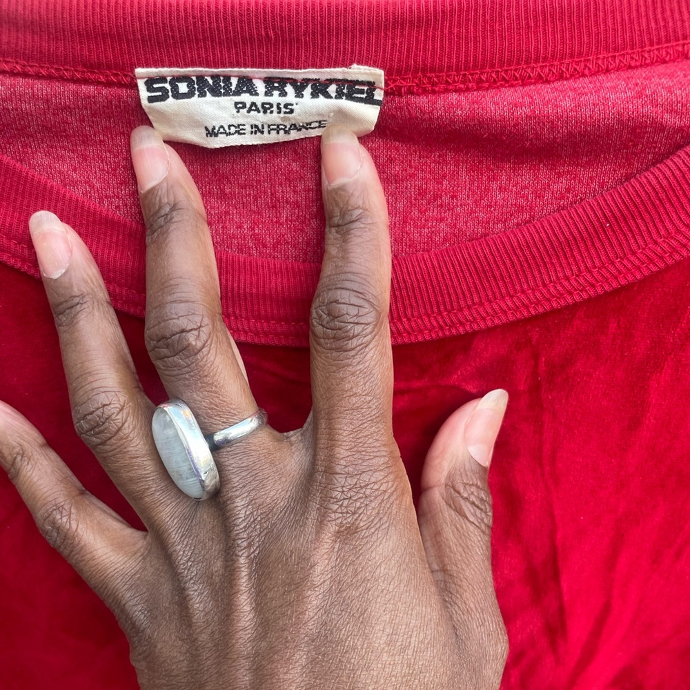 Sonia Rykiel Paris vintage velvet sweater dress